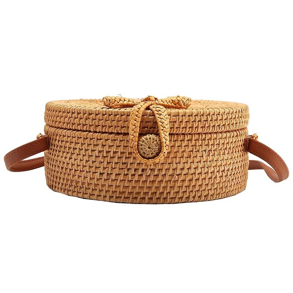 Bags Stylish Round Rattan Crossbody Bag Poshmark